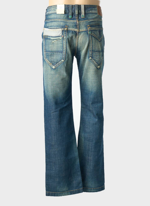 Jeans coupe droite fermeture boutonnée sur le devant taille normale bleu FIRETRAP homme