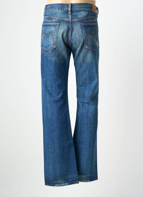 Jeans coupe droite fermeture boutonnée sur le devant taille normale bleu MELTIN'POT homme
