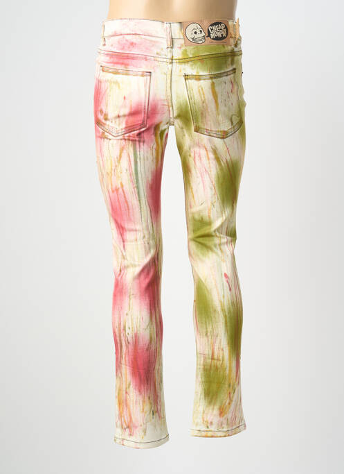 Jeans coupe slim stretch taille normale beige CHEAP MONDAY homme