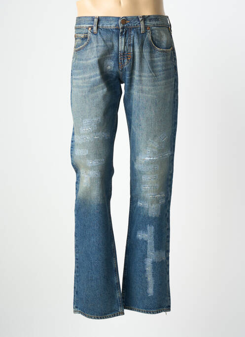 Jeans coupe slim stretch taille basse bleu MELTIN'POT homme