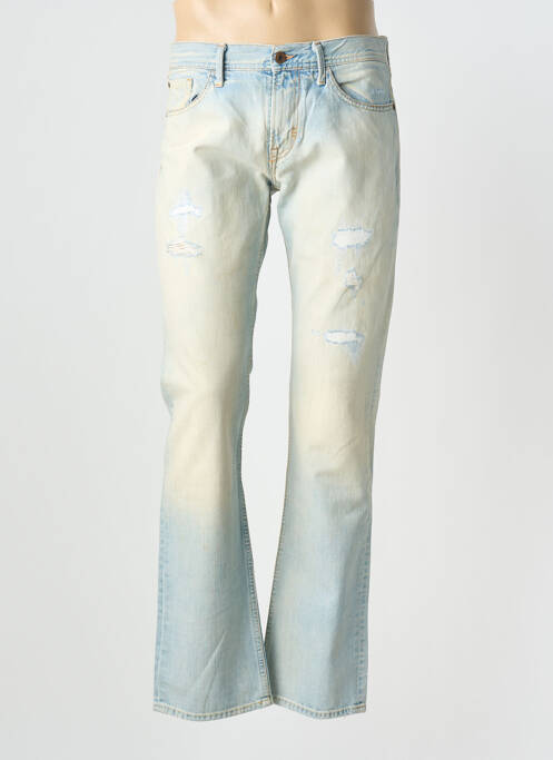 Jeans coupe slim stretch taille basse bleu MELTIN'POT homme