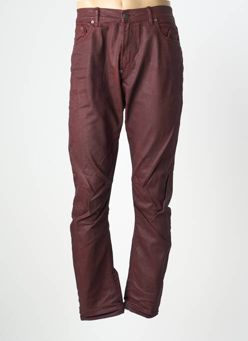 Jeans coupe slim stretch rouge IMPERIAL homme