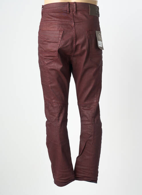Jeans coupe slim stretch rouge IMPERIAL homme
