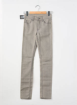 Jeans coupe slim stretch taille normale gris CHEAP MONDAY femme