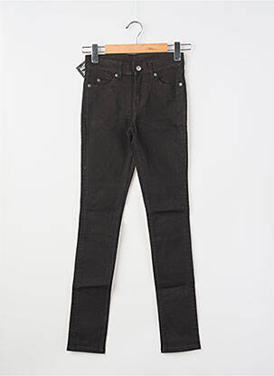 Jeans coupe slim stretch taille normale noir CHEAP MONDAY femme