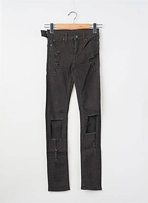 Jeans coupe slim stretch taille normale noir CHEAP MONDAY homme