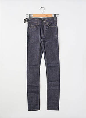 Jeans coupe slim tissage brut taille normale bleu CHEAP MONDAY femme