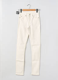 Jeans coupe slim stretch taille normale beige CHEAP MONDAY femme