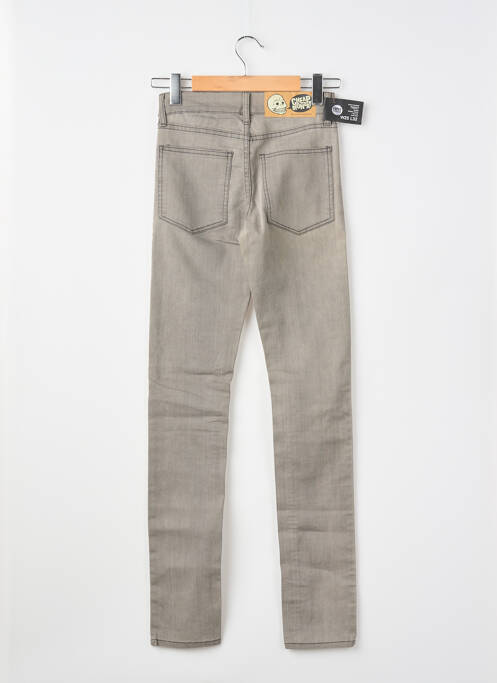 Jeans coupe slim stretch taille normale gris CHEAP MONDAY femme