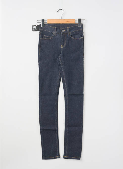 Jeans coupe slim tissage brut taille normale bleu CHEAP MONDAY femme