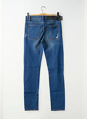 Jeans coupe slim effet usé délavé taille normale bleu CHEAP MONDAY femme