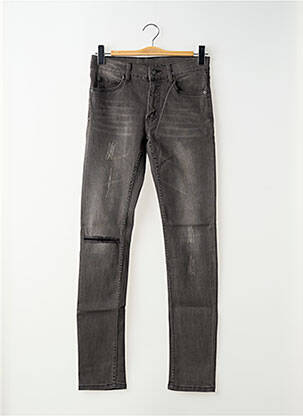 Jeans coupe slim stretch taille normale gris CHEAP MONDAY femme