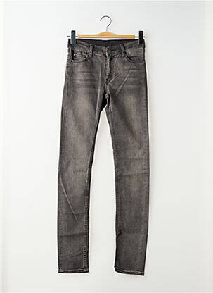 Jeans coupe slim stretch taille normale gris CHEAP MONDAY femme