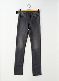 Jeans coupe slim stretch taille normale noir CHEAP MONDAY femme