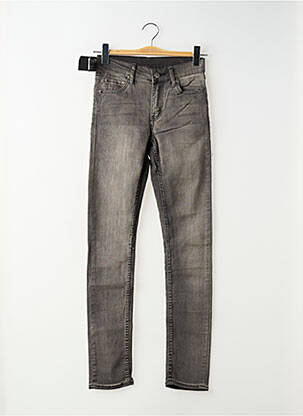 Jeans coupe slim stretch taille normale gris CHEAP MONDAY femme