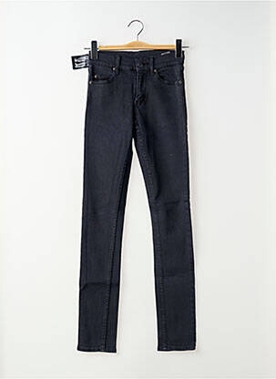 Jeans coupe slim stretch taille normale noir CHEAP MONDAY femme