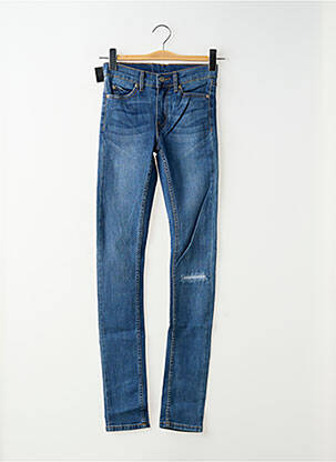 Jeans coupe slim bleu CHEAP MONDAY femme