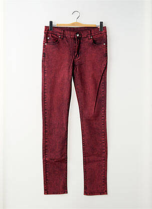 Jeans coupe slim rouge CHEAP MONDAY homme