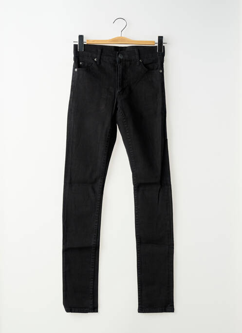 Jeans coupe slim stretch taille normale noir CHEAP MONDAY femme