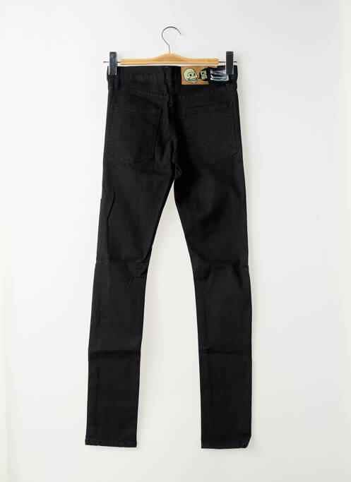 Jeans coupe slim stretch taille normale noir CHEAP MONDAY femme