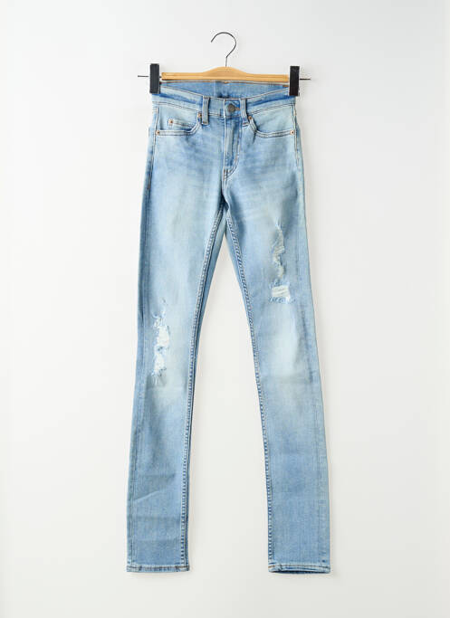 Jeans coupe slim stretch taille normale bleu CHEAP MONDAY femme