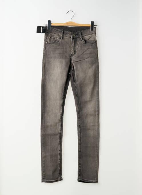 Jeans coupe slim stretch taille normale gris CHEAP MONDAY femme