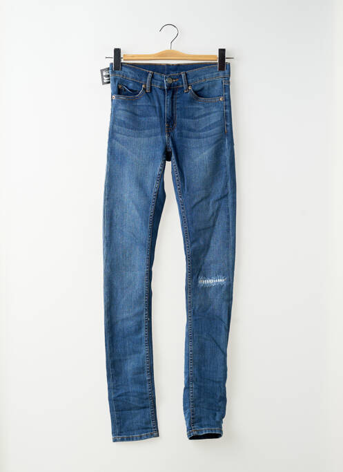 Jeans coupe slim bleu CHEAP MONDAY femme