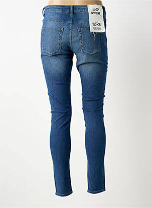 Jeans skinny effet usé délavé taille basse bleu CHEAP MONDAY femme