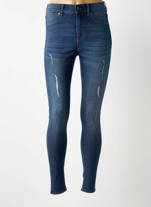 Jeans skinny taille haute taille haute bleu CHEAP MONDAY femme