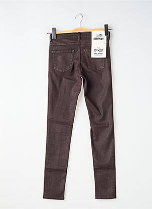 Jeans coupe slim stretch taille normale violet CHEAP MONDAY femme
