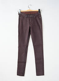 Pantalon slim tissage enduit taille normale violet CHEAP MONDAY femme