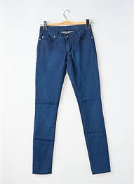 Pantalon slim tissage popeline taille normale bleu CHEAP MONDAY femme