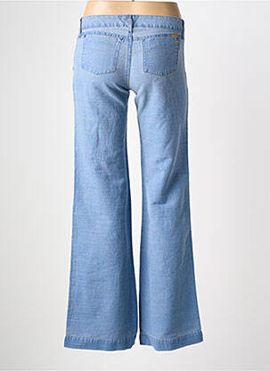 Pantalon large tissage popeline taille normale bleu MELTIN'POT femme