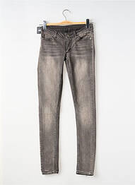 Jeans coupe slim stretch taille normale gris CHEAP MONDAY femme