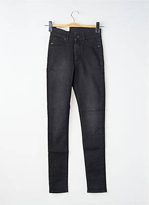 Jeans coupe slim stretch taille normale noir CHEAP MONDAY femme