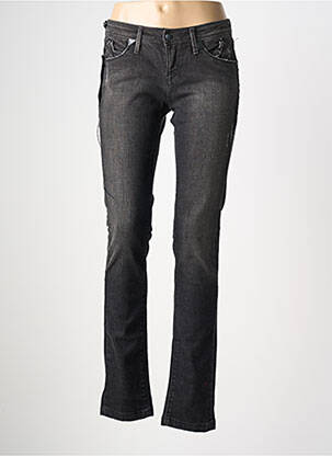 Jeans coupe slim stretch taille normale noir FIRETRAP femme