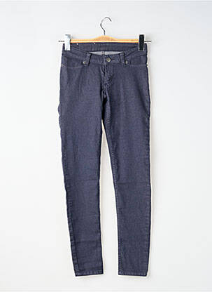 Pantalon slim tissage popeline taille normale bleu CHEAP MONDAY femme