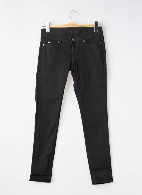 Jeans coupe slim stretch taille normale noir CHEAP MONDAY femme