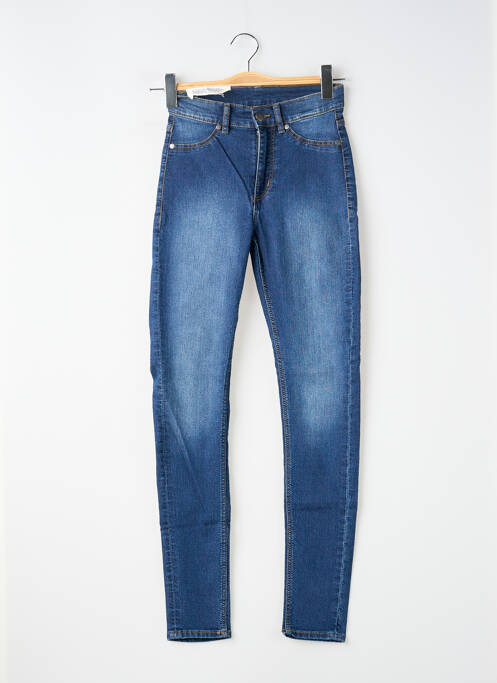 Jeans coupe slim stretch taille normale bleu CHEAP MONDAY femme