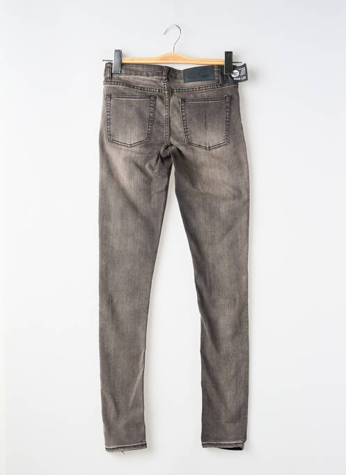 Jeans coupe slim stretch taille normale gris CHEAP MONDAY femme