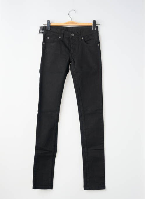 Jeans coupe slim stretch taille normale noir CHEAP MONDAY femme