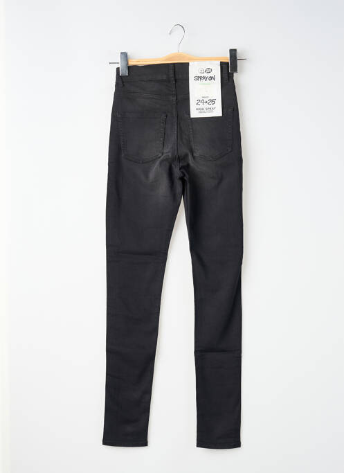 Jeans coupe slim stretch taille normale noir CHEAP MONDAY femme