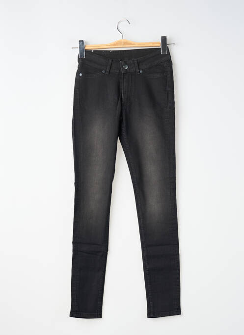 Jeans coupe slim stretch taille normale noir CHEAP MONDAY femme