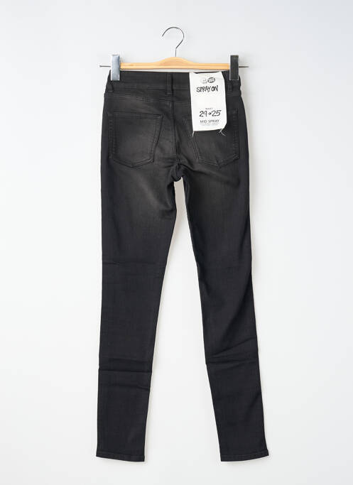 Jeans coupe slim stretch taille normale noir CHEAP MONDAY femme