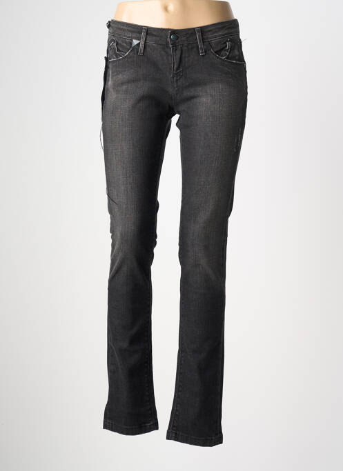 Jeans coupe slim stretch taille normale noir FIRETRAP femme