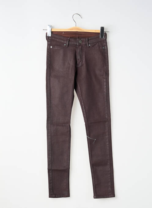 Jeans coupe slim stretch taille normale violet CHEAP MONDAY femme