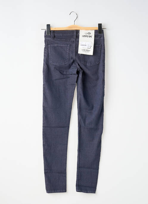 Pantalon slim tissage popeline taille normale bleu CHEAP MONDAY femme