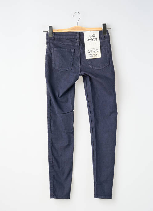 Pantalon slim tissage popeline taille normale bleu CHEAP MONDAY femme