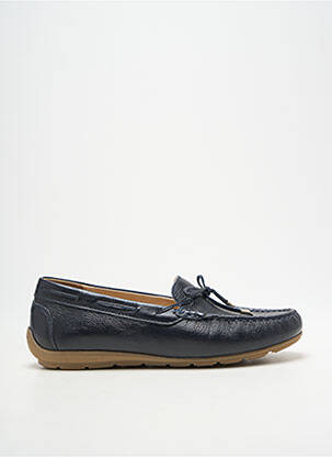 Mocassins matière lisse talon plat jusqu'à 3cm bleu ARA femme