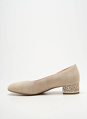 Escarpins talon plat jusqu'à 3cm beige ARA femme